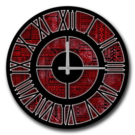 Wallity Reloj Decorativo de MDF Multicolor 5050MS-016